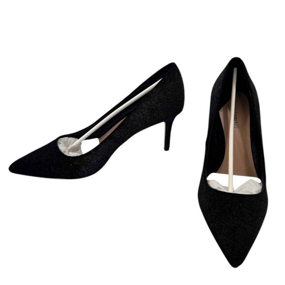 Call It Spring Slip-On Heels Pointed Toe Pumps Bl… - image 2